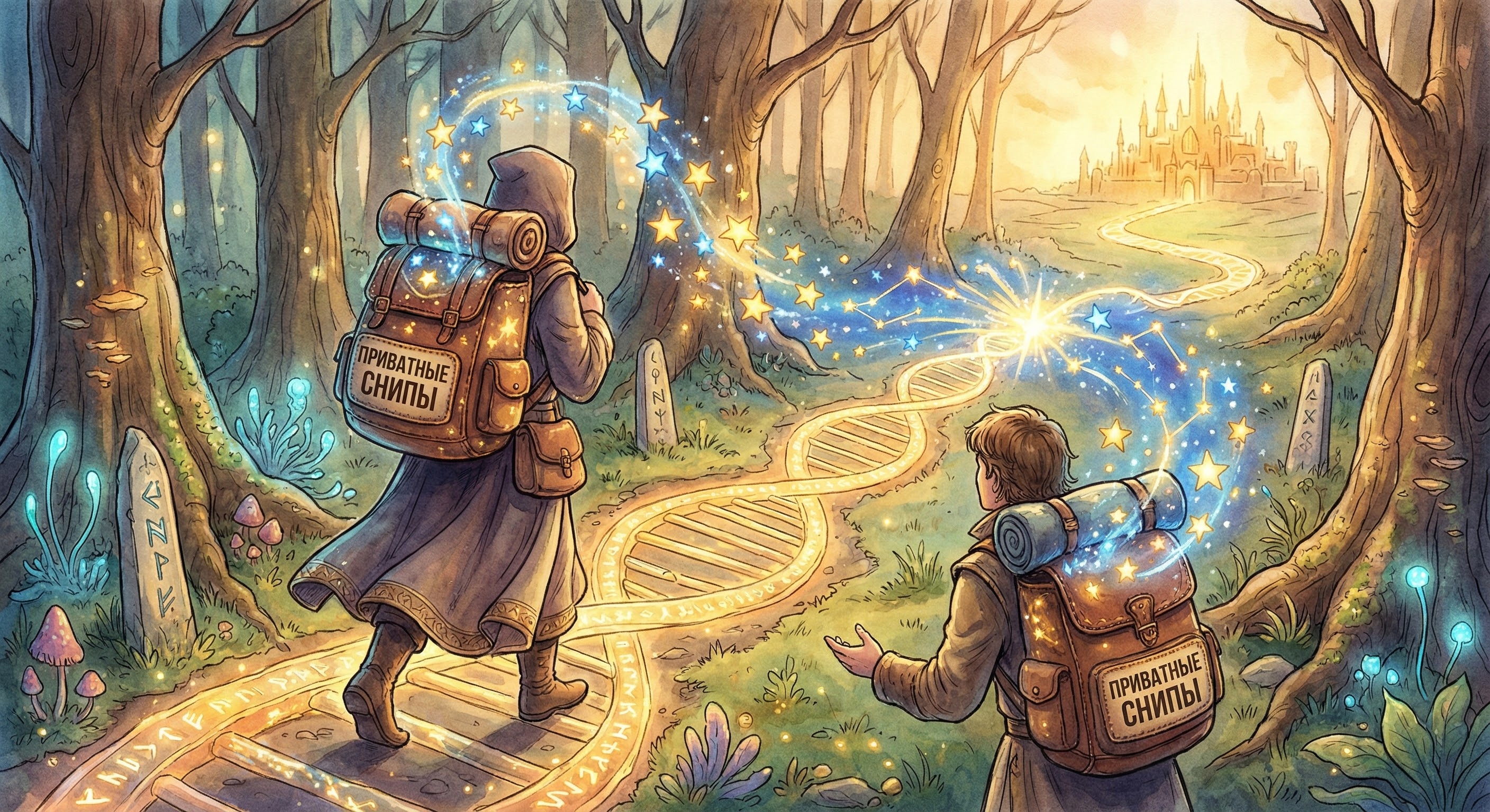 Рюкзак с приватными снипами